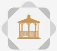 Gazebo with seating
